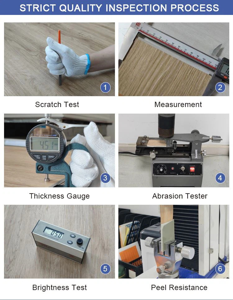 quality inspection of our flooring